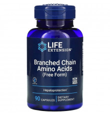 Life Extension, Аминокислоты с разветвлённой цепью, 90 капсул