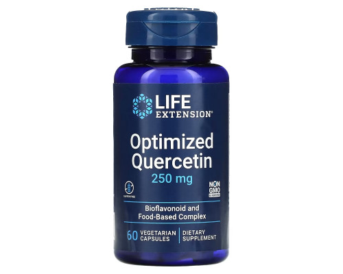 Life Extension, Optimized Quercetin, 250 mg, 60 Vegetarian Capsules