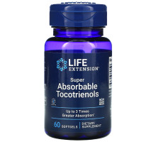 Life Extension, Супер-поглощаемые токотриенолы, 60 капсул