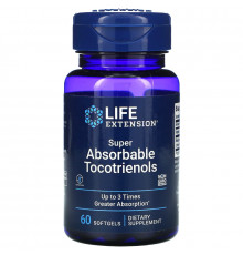 Life Extension, Супер-поглощаемые токотриенолы, 60 капсул