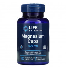 Life Extension Магний капсулы 500 мг 100 вегетарианских капсул
