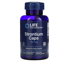 Life Extension Капсулы из стронция минералы для здоровья костей 750 мг 90 растительных капсул