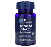 Life Extension, Enhanced Sleep without Melatonin, 30 Vegetarian Capsules