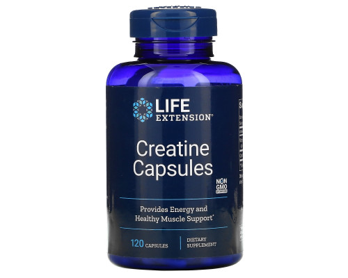 Life Extension Creatine Capsules 120 Veggie Caps Life Extension Creatine Capsules 120 Veggie Caps