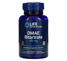 Life Extension DMAE Bitartrate 150 mg 200 Veggie Caps