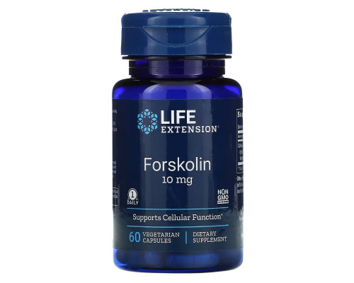 Life Extension Форсколин 10 мг 60 капсул Life Extension Форсколин 10 мг 60 капсул