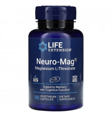 Life Extension Neuro-Mag магний L-треонат 90 вегетарианских капсул