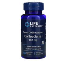 Life Extension, CoffeeGenic, экстракт зеленого кофе 90 овощных капсул