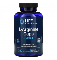 Life Extension, L-Arginine Caps, 700 mg, 200 Vegetarian Capsules