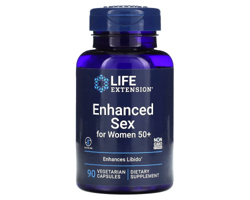 Life Extension, Enhanced Sex For Women 50+, 90 Vegetarian Capsules