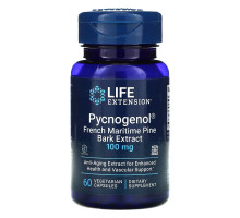 Life Extension, Пикногенол, экстракт коры французской приморской сосны, 100 мг, 60 вегетарианских капсул