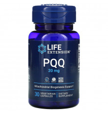 Life Extension, PQQ Caps, 20 мг, 30 вегетарианских капсул