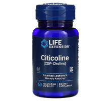 Life Extension, Citicoline (CDP-Choline), 60 Vegetarian Capsules