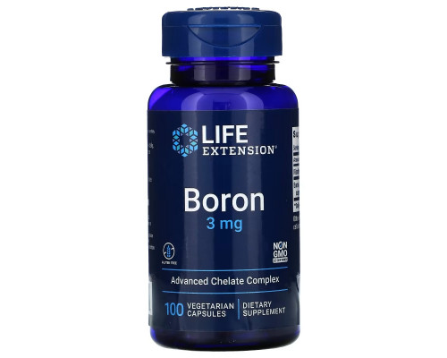 Life Extension Boron 3 mg 100 Veggie Caps Life Extension Boron 3 mg 100 Veggie Caps