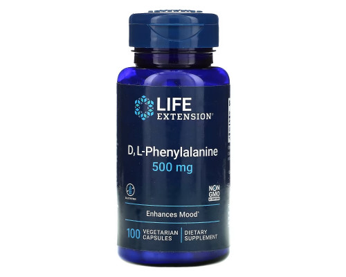Life Extension, DL Phenyalanine, 500mg, 100 caps Life Extension, DL Phenyalanine, 500mg, 100 caps