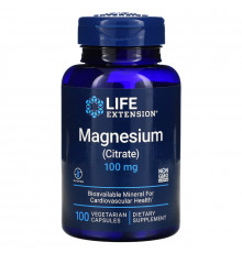 Life Extension Магний (цитрат) 160 мг 100 растительных капсул
