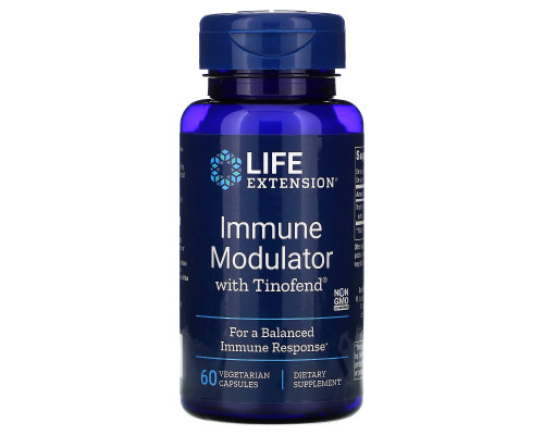 Life Extension Иммуномодулятор с Tinofend 60 растительных капсул