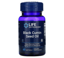 Life Extension Масло семян черного тмина 60 жевательных капсул