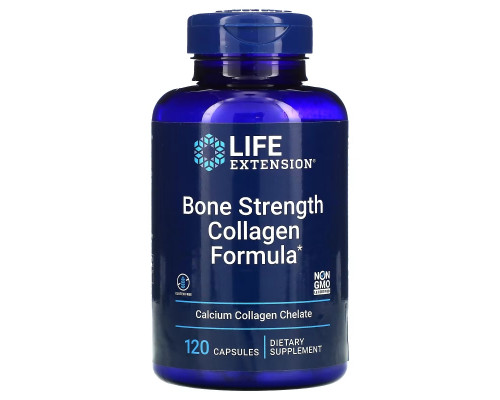 Life Extension Bone Strength Formula With KoAct состав для укрепления костей с комплексом KoAct 120 капсул Life Extension Bone Strength Formula With KoAct состав для укрепления костей с комплексом KoAct 120 капсул