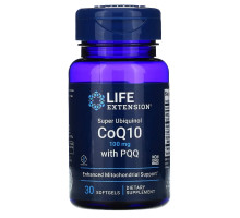 Life Extension, Супер убихинол - коэнзим Q10, с BioPQQ, 100 мг, 30 желатиновых капсул