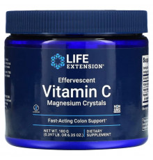 Life Extension, Effervescent Vitamin C, Magnesium Crystals, 6.35 oz (180 g)