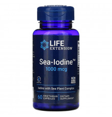 Life Extension Морской йод 1000 мкг 60 растительных капсул