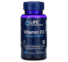 Life Extension Витамин D3 250 гелевых капсул