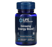 Life Extension, Ginseng Energy Boost, 30 Vegetarian Capsules