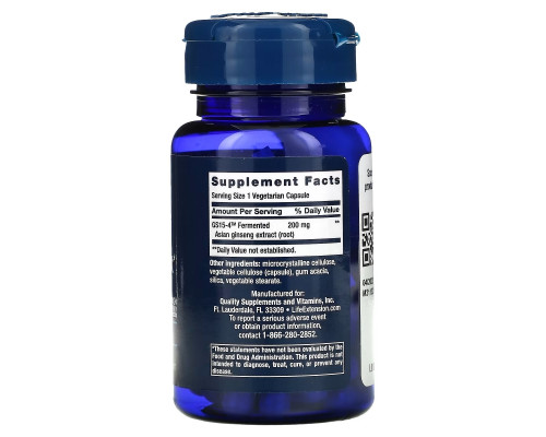 Life Extension, Ginseng Energy Boost, 30 Vegetarian Capsules Life Extension, Ginseng Energy Boost, 30 Vegetarian Capsules