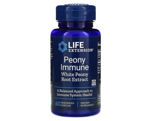 Life Extension Peony Immune 60 растительных капсул Life Extension Peony Immune 60 растительных капсул