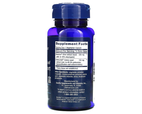 Life Extension, Advanced Olive Leaf Vascular Support, with Celery Seed Extract, 60 Veggie Caps Life Extension, Advanced Olive Leaf Vascular Support, with Celery Seed Extract, 60 Veggie Caps
