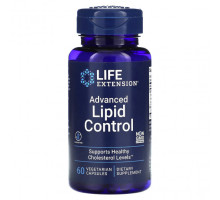 Аюрведа Life Extension, Advanced Lipid Control, 60 вегетарианских капсул