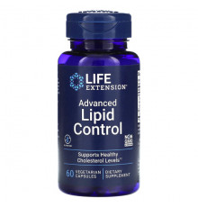 Аюрведа Life Extension, Advanced Lipid Control, 60 вегетарианских капсул