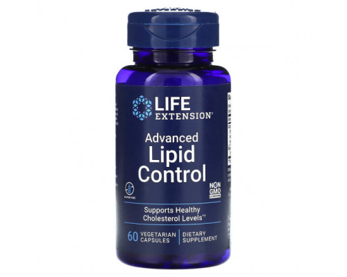 Аюрведа Life Extension, Advanced Lipid Control, 60 вегетарианских капсул Аюрведа Life Extension, Advanced Lipid Control, 60 вегетарианских капсул