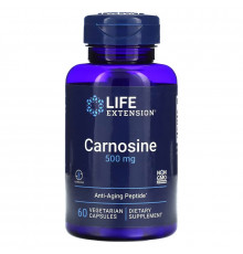 Life Extension, Carnosine, 500 mg, 60 Vegetarian Capsules
