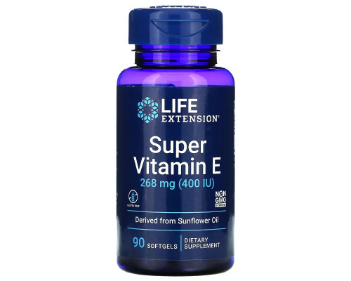 Life Extension, Natural Vitamin E, 400 IU, 90 Softgels Life Extension, Natural Vitamin E, 400 IU, 90 Softgels