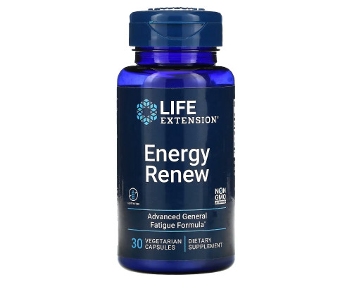 Life Extension, Energy Renew, 30 Vegetarian Capsules Life Extension, Energy Renew, 30 Vegetarian Capsules