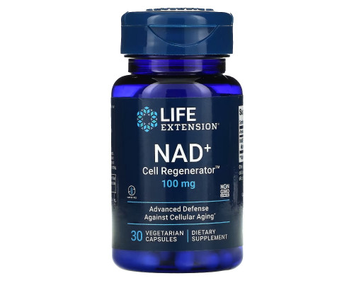 Life Extension, NAD+ Cell Regenerator, NIAGEN Nicotinamide Riboside, 100 mg, 30 Vegetarian Capsules Life Extension, NAD+ Cell Regenerator, NIAGEN Nicotinamide Riboside, 100 mg, 30 Vegetarian Capsules