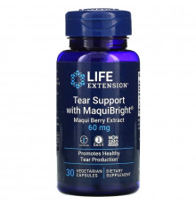 Life Extension, Tear Support, with MaquiBright, Maqui Berry Extract, 30 Veggie Caps