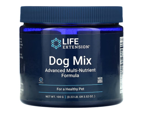 Life Extension, Собачья смесь Dog Mix, 3,52 унции (100 г) Life Extension, Собачья смесь Dog Mix, 3,52 унции (100 г)