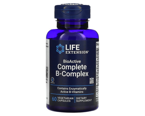 Life Extension, BioActive Complete B-Complex, 60 Veggie Caps Life Extension, BioActive Complete B-Complex, 60 Veggie Caps