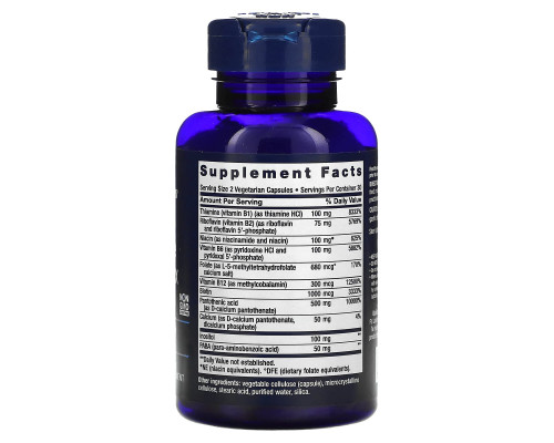 Life Extension, BioActive Complete B-Complex, 60 Veggie Caps Life Extension, BioActive Complete B-Complex, 60 Veggie Caps