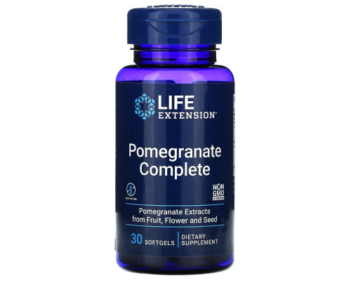 Life Extension, Pomegranate Complete, 30 Softgels Life Extension, Pomegranate Complete, 30 Softgels