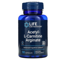 Life Extension, Аргинат ацетил-L-карнитина, 90 вегетарианских капсул
