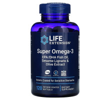 Life Extension, Omega Foundations, Super Omega-3, 120 Enteric Coated Softgels