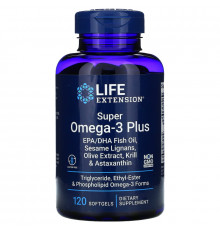 Life Extension, Omega Foundations, Super Omega-3 Plus, 120 Softgels