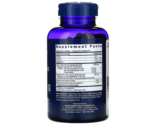 Life Extension, Omega Foundations, Super Omega-3 Plus, 120 Softgels Life Extension, Omega Foundations, Super Omega-3 Plus, 120 Softgels
