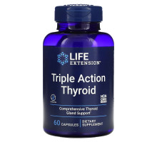 Life Extension, Triple Action Thyroid, Schilddrüsen-Ergänzung mit Dreifachwirkung, 60 Kapseln