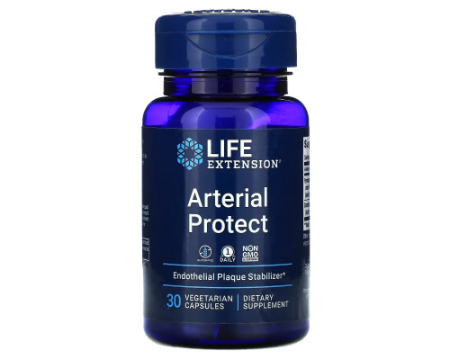 Life Extension, Артериальная Защита, 30 Вегетарианских Капсул Life Extension, Артериальная Защита, 30 Вегетарианских Капсул