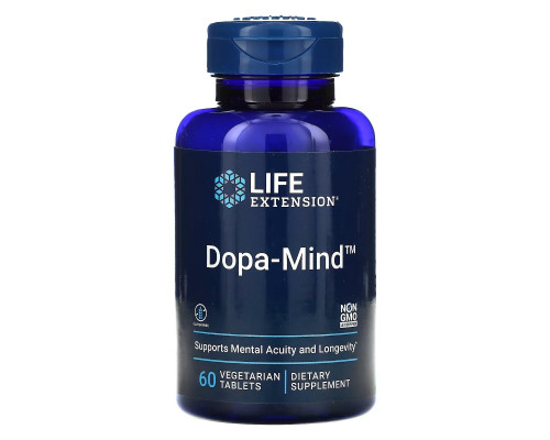 Life Extension, Dopa-Mind, 60 Veggie Tablets Life Extension, Dopa-Mind, 60 Veggie Tablets